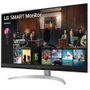 LG 32SQ700S-W Smart Monitor 32 pulgadas 4K UHD WebOS Plata y Blanco